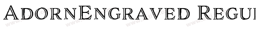 AdornEngraved Regula字体转换